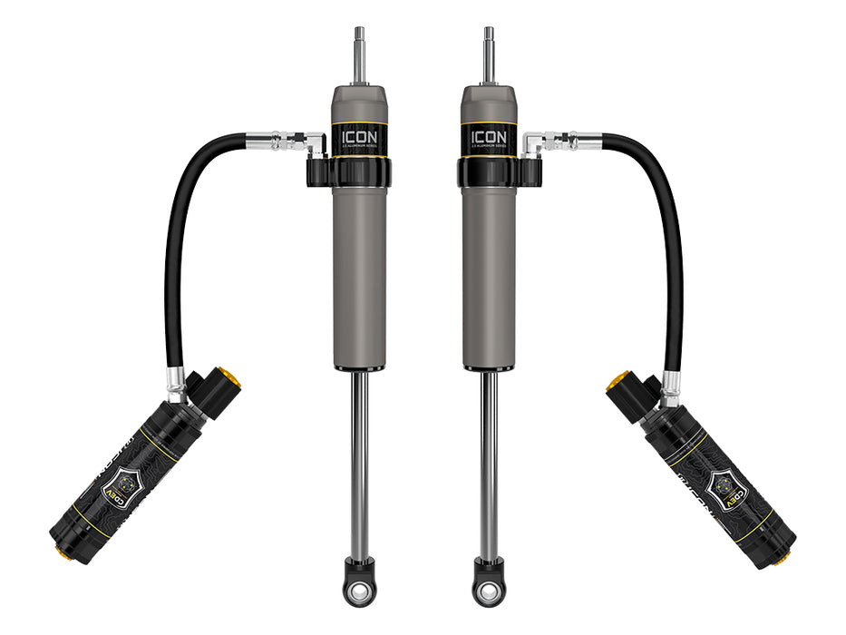 ICON 2024 Toyota Tacoma 0-1” Lift Rear V.S. 2.5 Aluminum Series Remote Reservoir Shocks W/ CDEV Pair