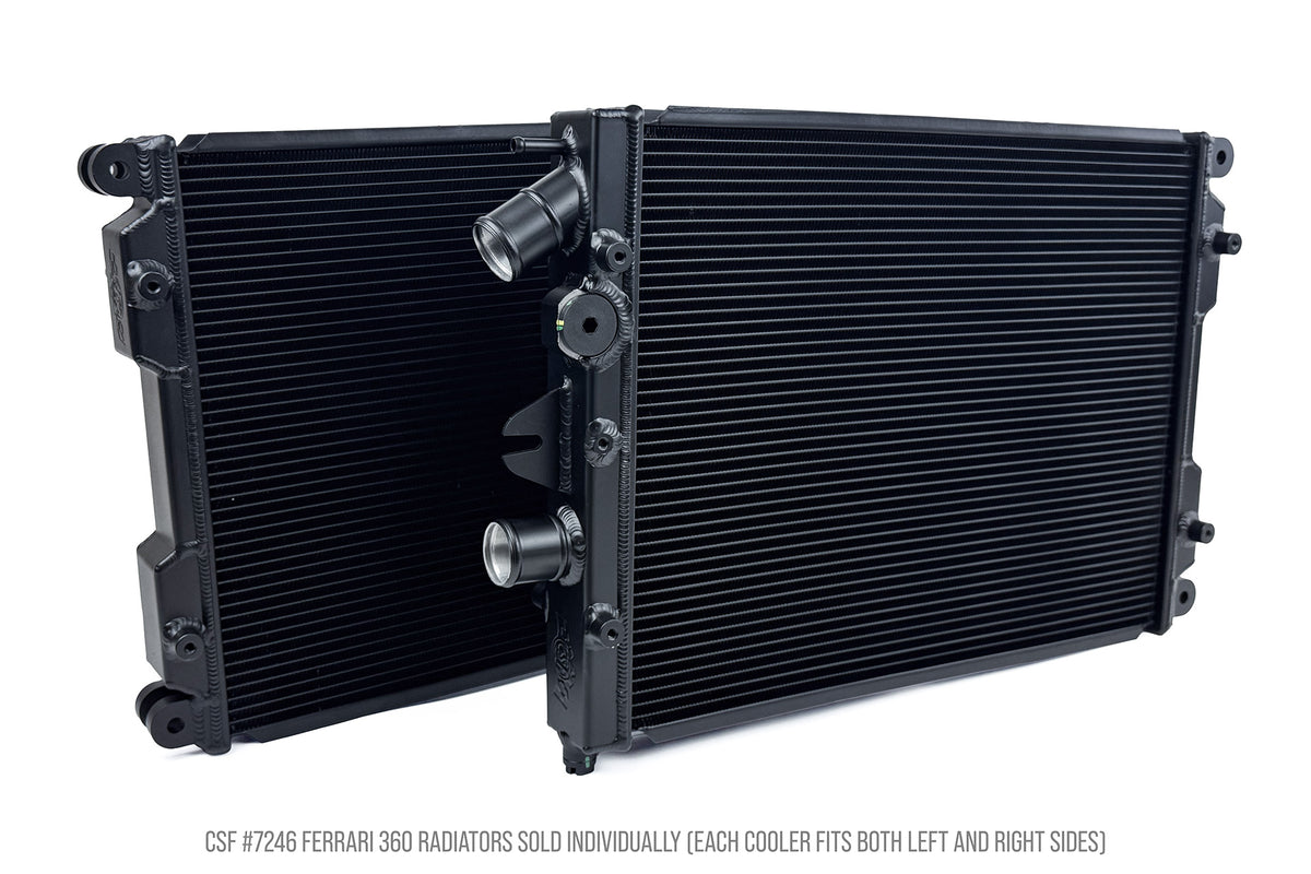 Ferrari 360 High-Performance All-Aluminum Radiator (Fits Left & Right ...