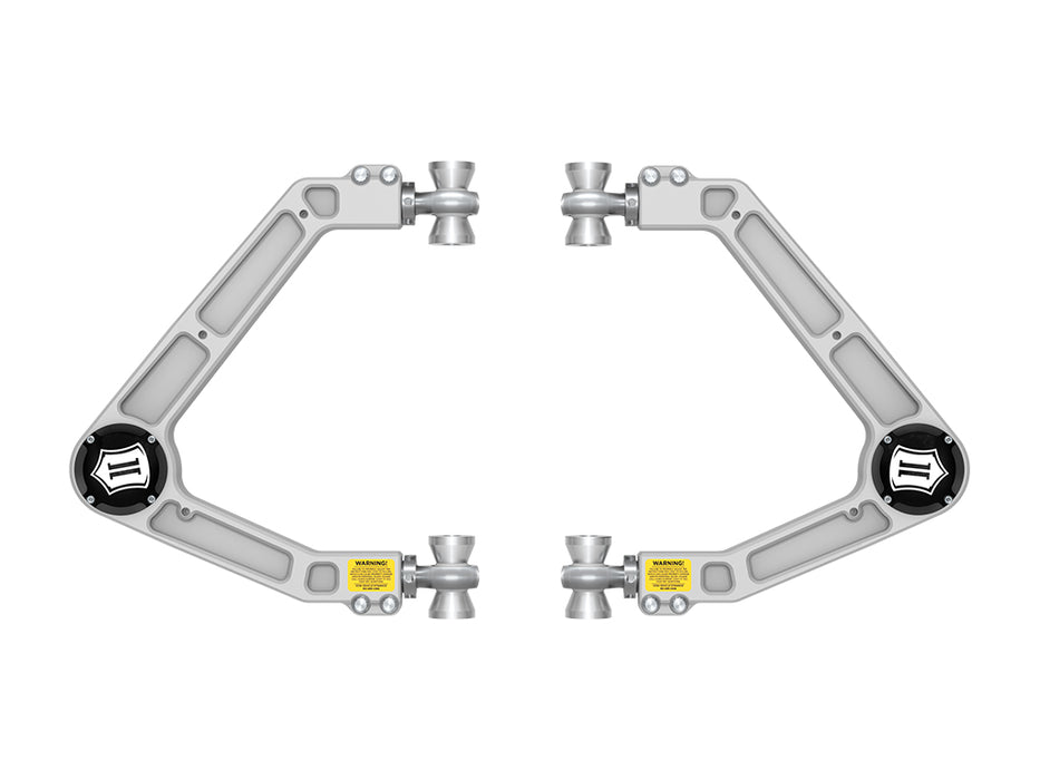 ICON 2023-2024 Chevrolet Colorado WT LT & Z71 Billet Upper Control Arms W/ Delta Joint PRO