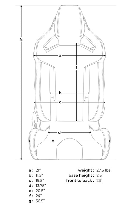 Corbeau Sportline FXR Seats