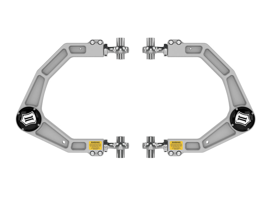 ICON 2021-2023 Ford F-150 Raptor Billet Upper Control Arm W/ Delta Joint Pro Kit