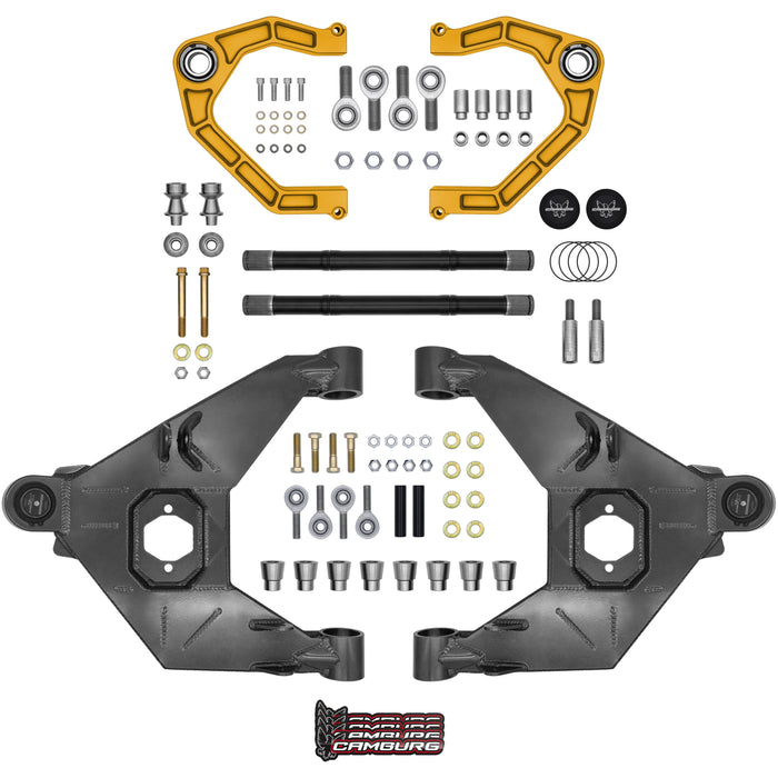 Camburg Engineering 2021-2025 Ford Bronco Excludes Raptor Gold KINETIK Uniball Trail Series Long Travel Kit