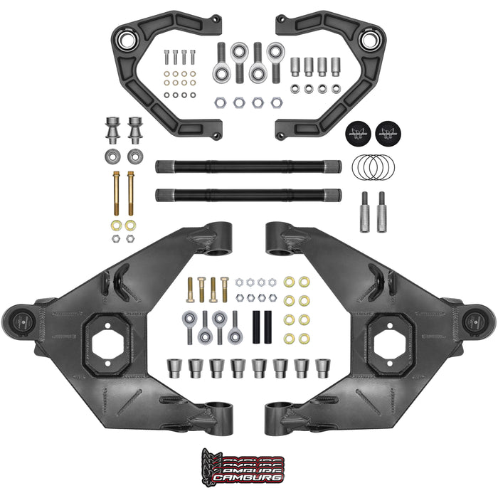 Camburg Engineering 2021-2025 Ford Bronco Excludes Raptor Gray KINETIK Uniball Trail Series Long Travel Kit