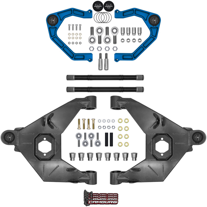 Camburg Engineering 2021-2025 Ford Bronco Excludes Raptor Blue KINETIK X-Joint XL Trail Series Long Travel Kit 