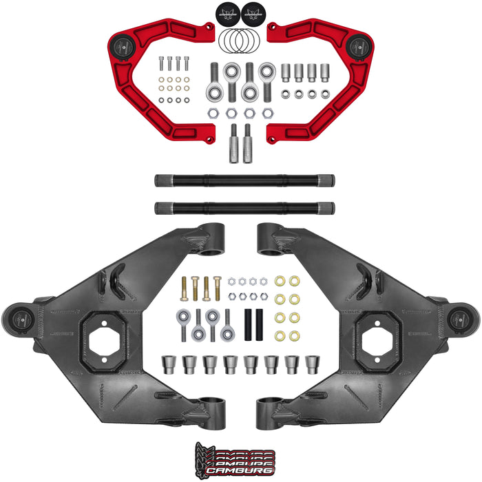 Camburg Engineering 2021-2025 Ford Bronco Excludes Raptor Red KINETIK X-Joint XL Trail Series Long Travel Kit 