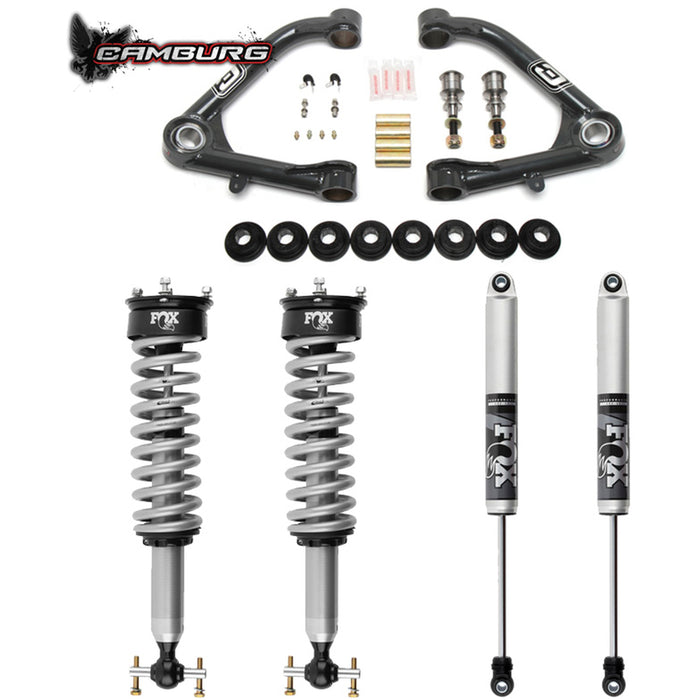 Camburg Engineering 2019-2024 Chevrolet Silverado 1500 | GMC Sierra 1500 Excludes Trail Boss/AT4 FOX 2.0 Performance Camburg Series Lift Kit