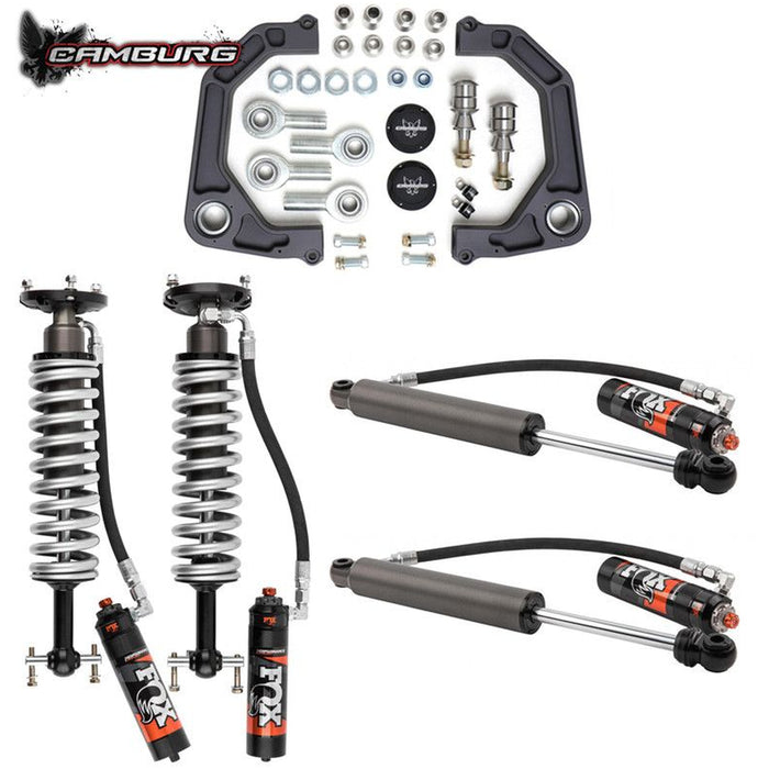 Camburg Engineering 2019-2024 Chevrolet Silverado 1500 | GMC Sierra 1500 Trail Boss/AT4 FOX 2.5 Elite DSC KINETIK Series Lift Kit