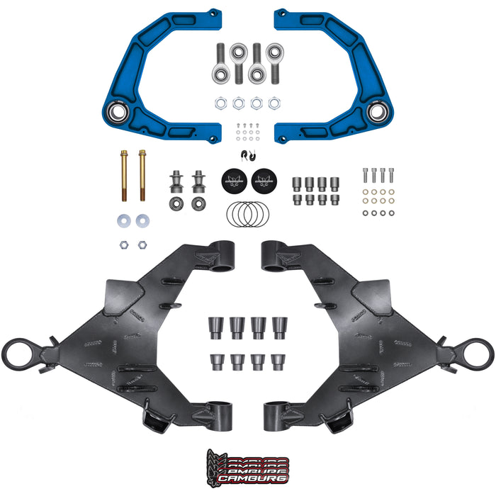 Camburg Engineering 2022-2024 Toyota Tundra Blue KINETIK Uniball Trail Series Long Travel Kit 