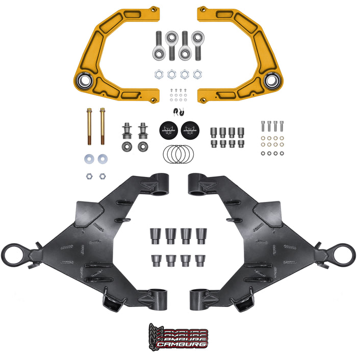 Camburg Engineering 2022-2024 Toyota Tundra Gold KINETIK Uniball Trail Series Long Travel Kit 