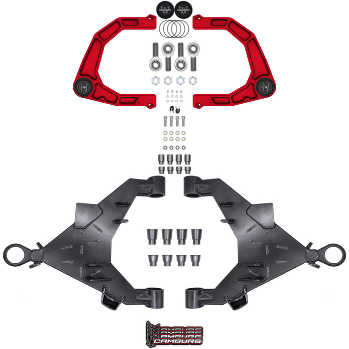 Camburg Engineering 2022-2024 Toyota Tundra Red KINETIK X-Joint XL Trail Series Long Travel Kit 