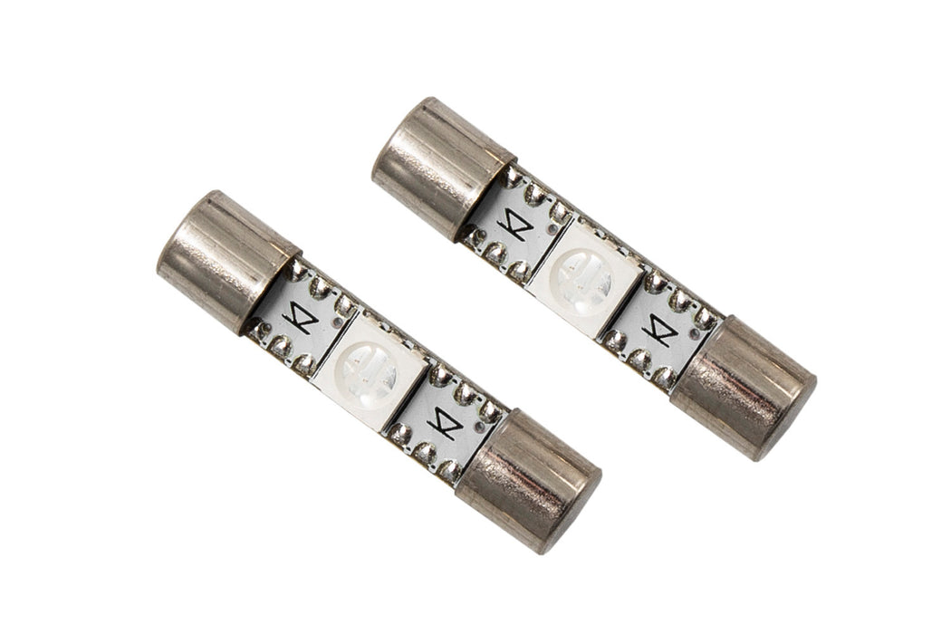 Diode Dynamics - DD0040P - 28mm SMF1 LED Green (pair)