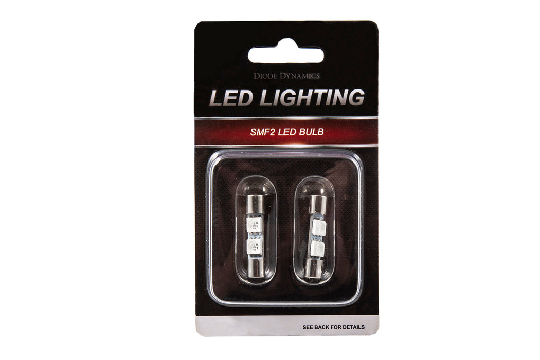 Diode Dynamics - DD0046P - 28mm SMF2 LED Green (pair)