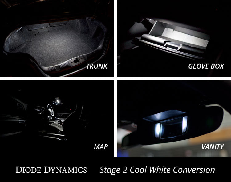 Diode Dynamics - DD0225 - 2015-2017 Mustang Interior Kit - Stage 1 (Cool White)