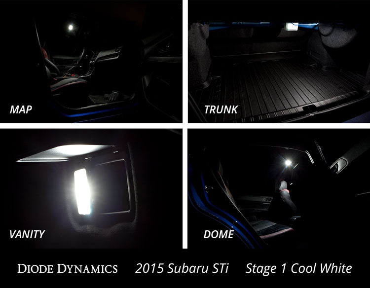 Diode Dynamics - DD0262 - Subaru WRX Interior Kit - Stage 1 (Blue)