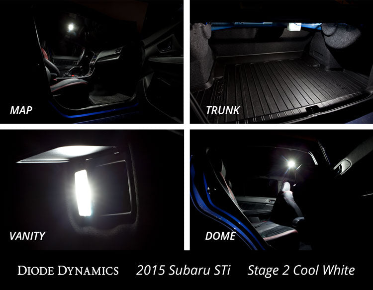 Diode Dynamics - DD0262 - Subaru WRX Interior Kit - Stage 1 (Blue)