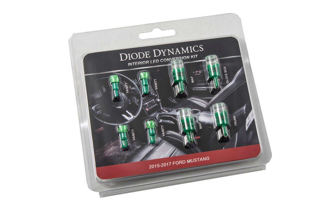 Diode Dynamics - DD0280 - 2015-2017 Mustang Interior Kit - Stage 1 (Green)