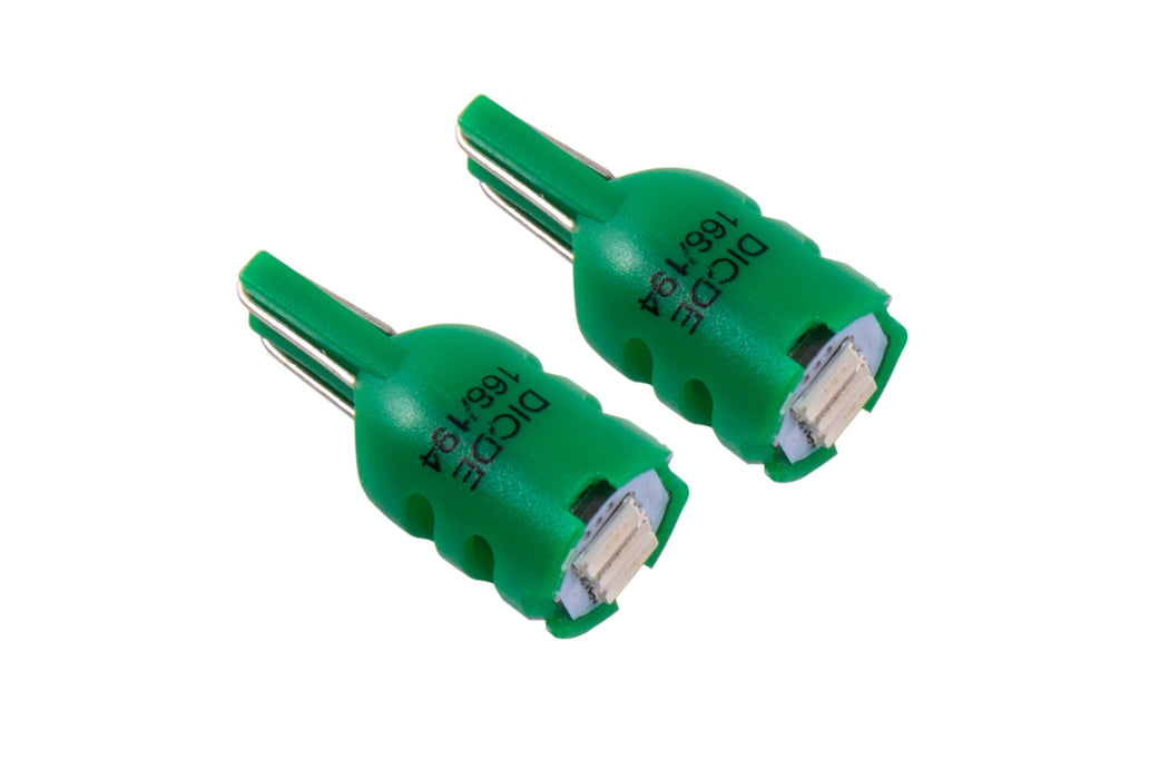 Diode Dynamics - DD0324P - 194 HP3 LED Green Short (pair)