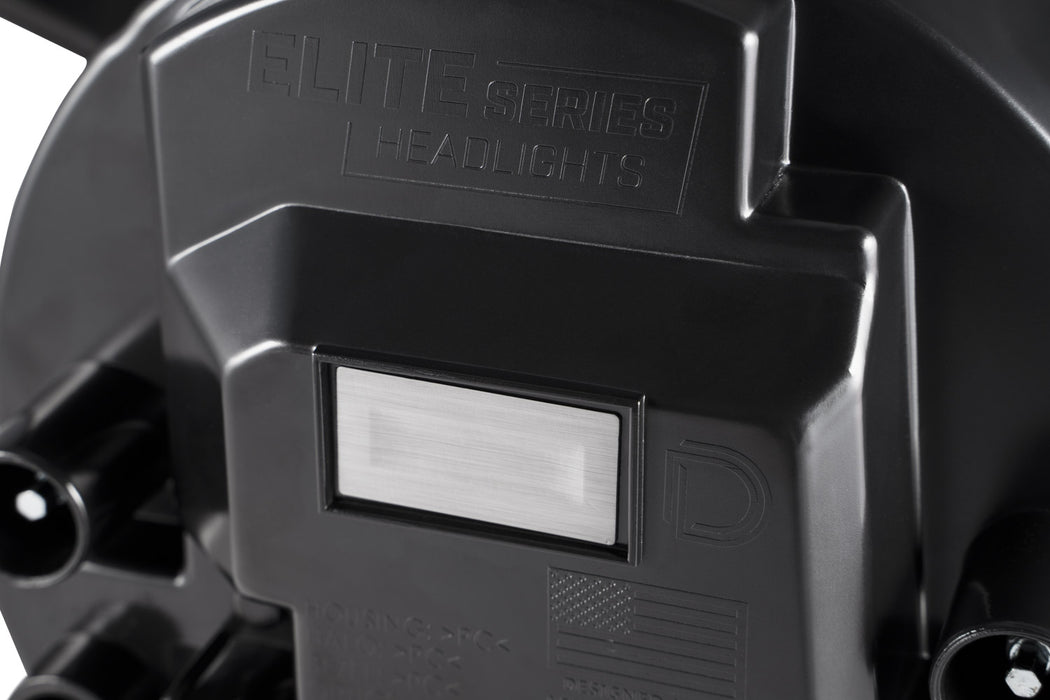Diode Dynamics - Elite Max LED Headlamps For 2018+ Jeep JL Wrangler