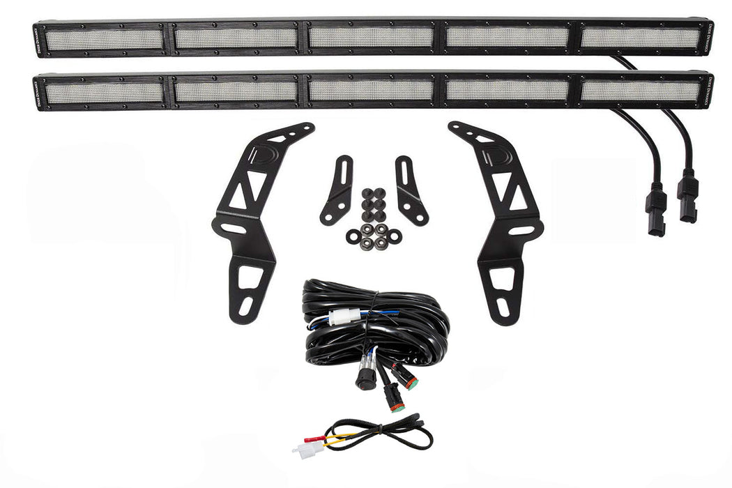 Diode Dynamics - DD6084 - Jeep 2018-2021 SS30 Bumper LED Kit White Flood Dual