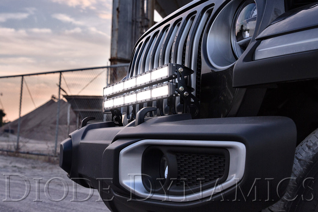 Diode Dynamics - DD6084 - Jeep 2018-2021 SS30 Bumper LED Kit White Flood Dual