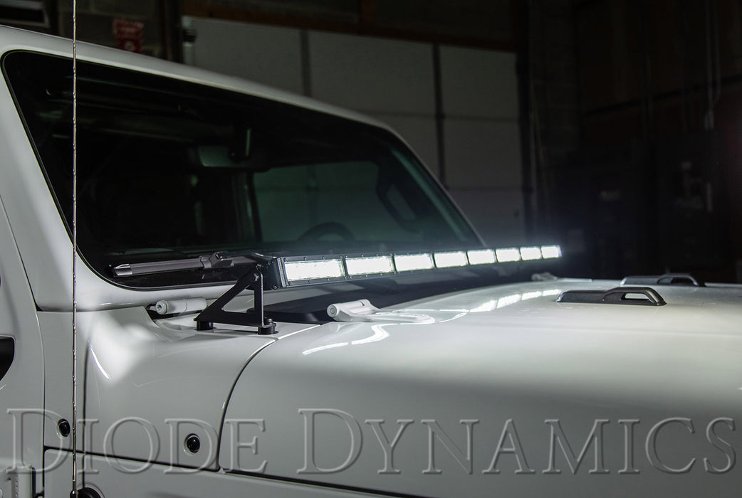 Diode Dynamics - DD6104 - Jeep 2018-2021 SS50 Hood LED Kit White Driving