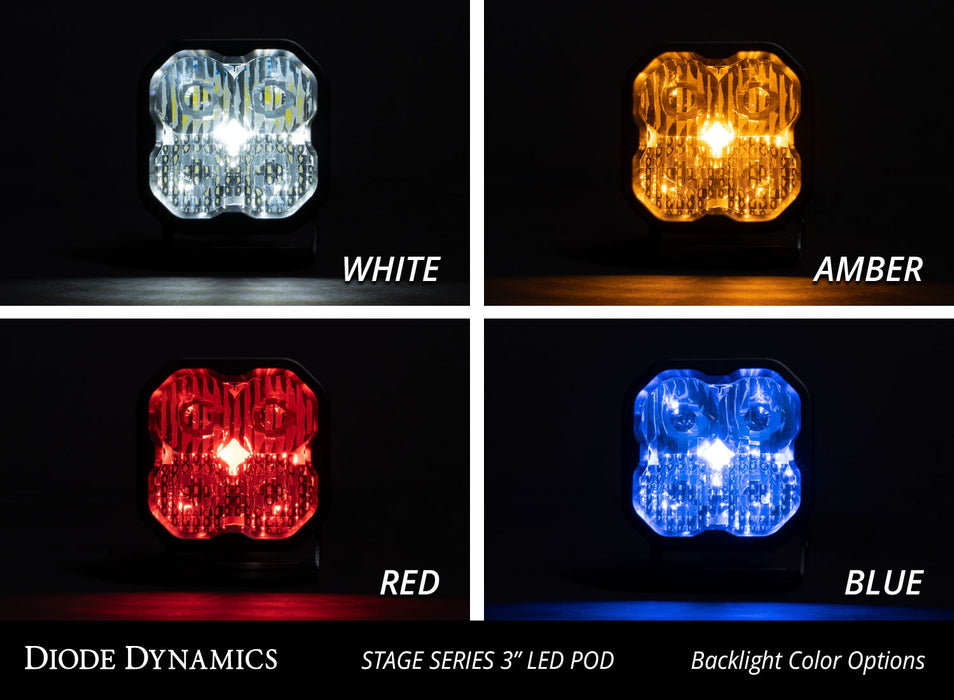 Diode Dynamics - DD6128P - SS3 LED Pod Pro White SAE Driving Standard (pair)