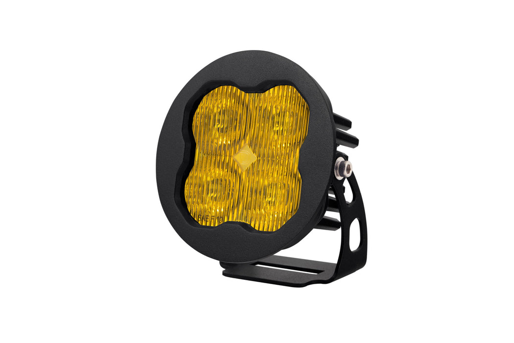 Diode Dynamics - DD6150S - SS3 LED Pod Pro Yellow SAE Fog Round (single)