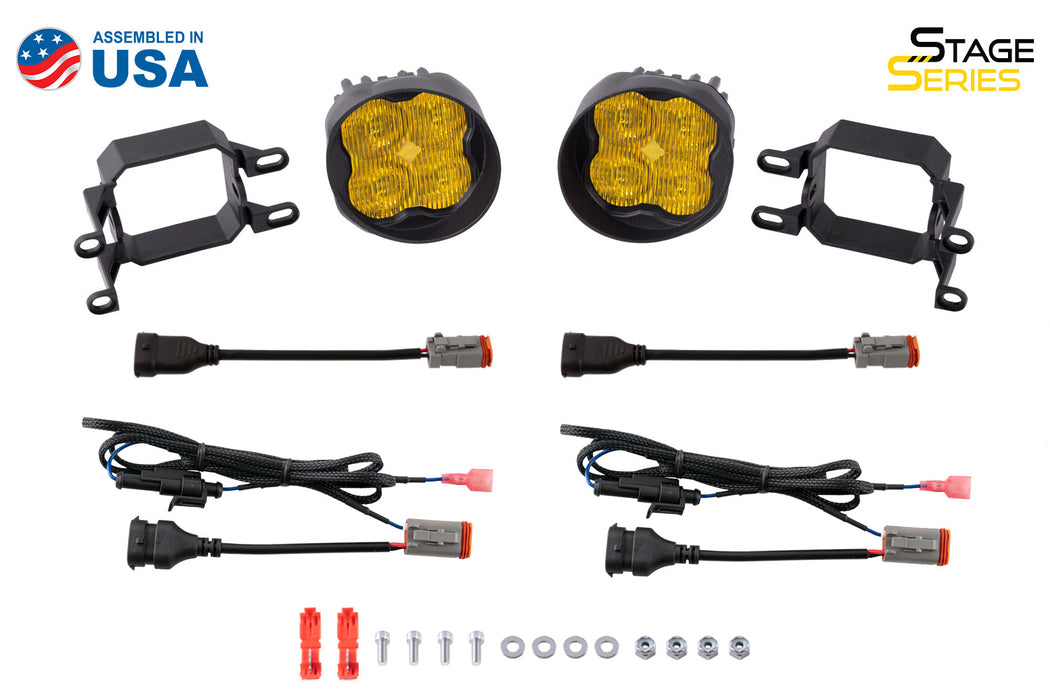 Diode Dynamics - DD6191 - SS3 Pro Type B Kit Yellow SAE Fog