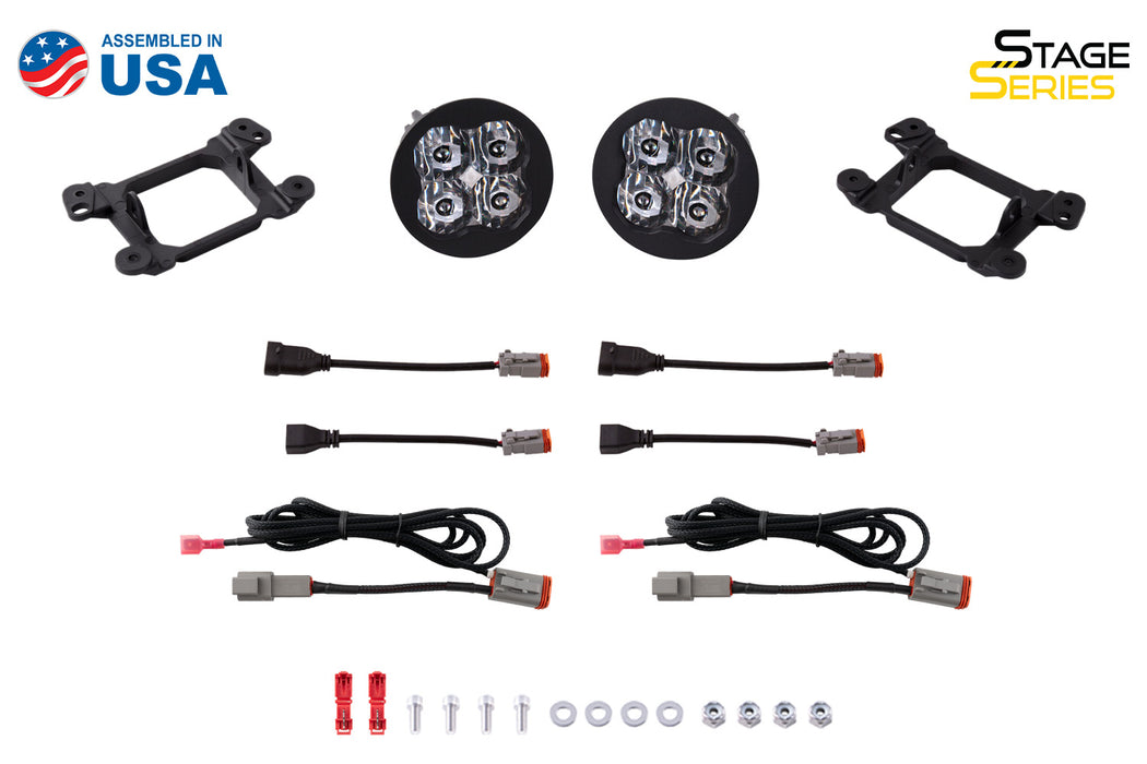 Diode Dynamics - DD6197 - SS3 Pro Type M Kit White SAE Fog