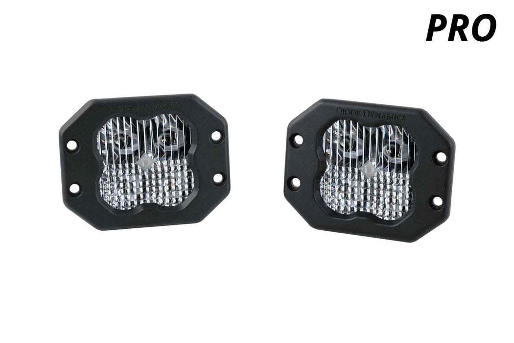 Diode Dynamics - DD6208P - SS3 LED Pod Pro White SAE Driving Flush (pair)