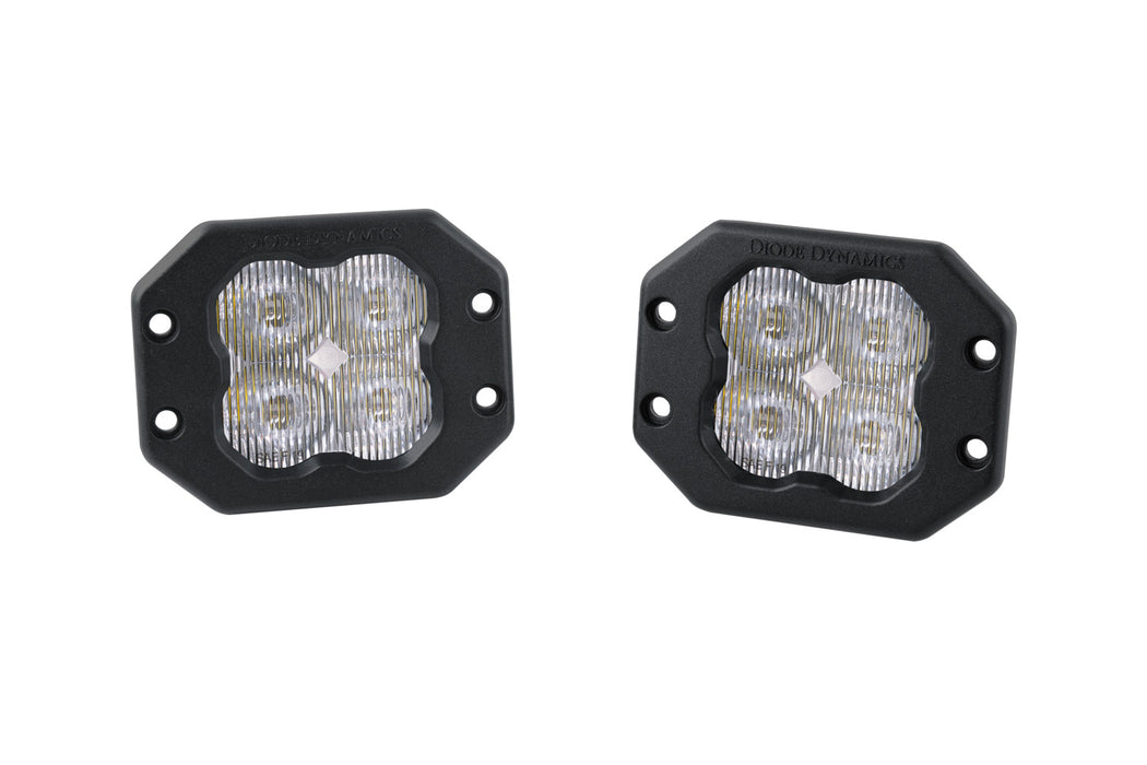 Diode Dynamics - DD6210P - SS3 LED Pod Pro White SAE Fog Flush (pair)