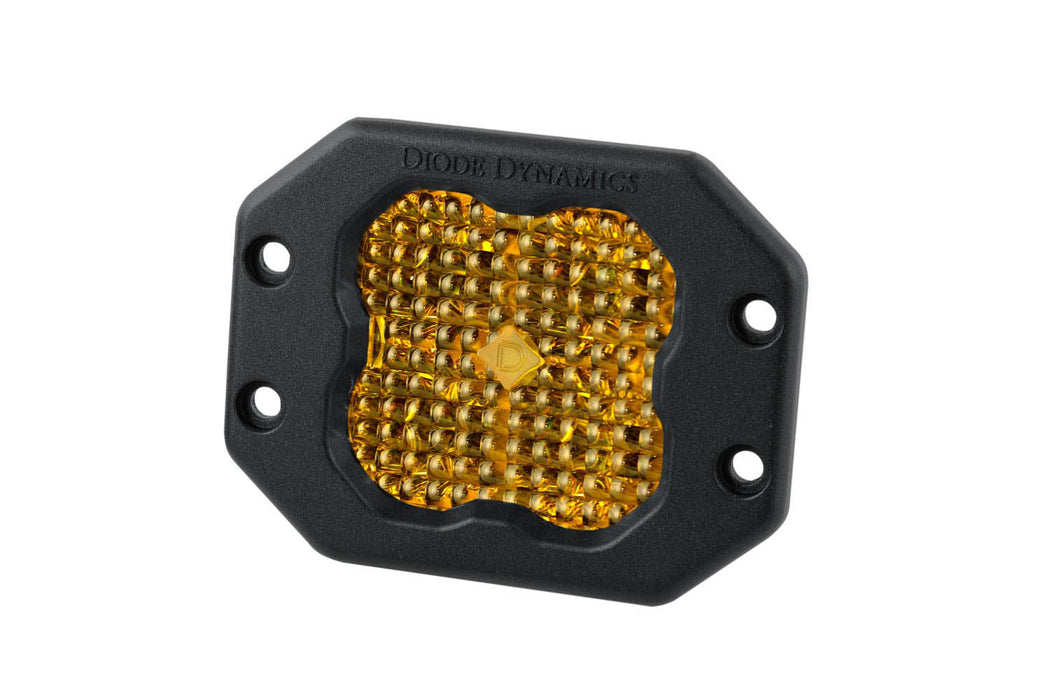 Diode Dynamics - DD6213S - SS3 LED Pod Pro Yellow Flood Flush (single)