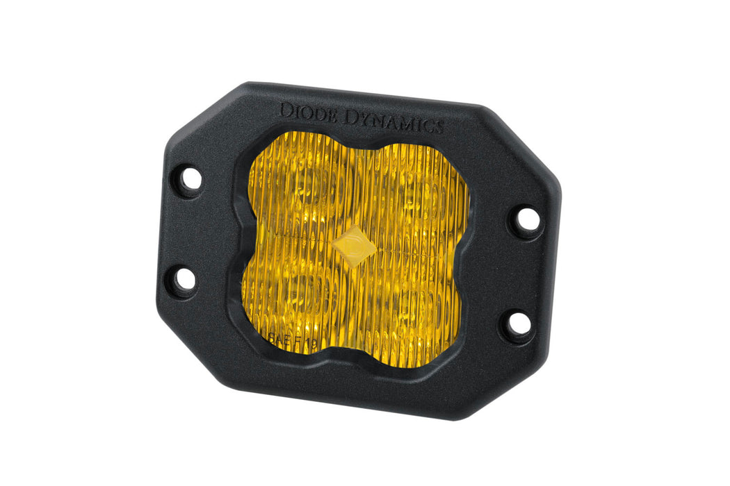 Diode Dynamics - DD6214S - SS3 LED Pod Pro Yellow SAE Fog Flush (single)