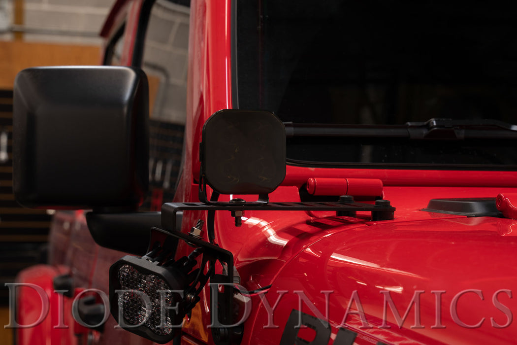 Diode Dynamics - DD6262 - SS3 LED Pod Cover Standard Smoked