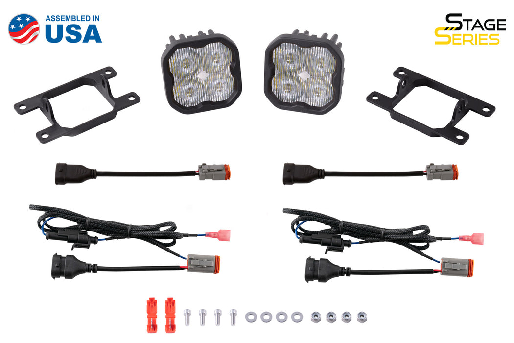 Diode Dynamics - DD6346 - SS3 Pro Type AS Kit White SAE Fog