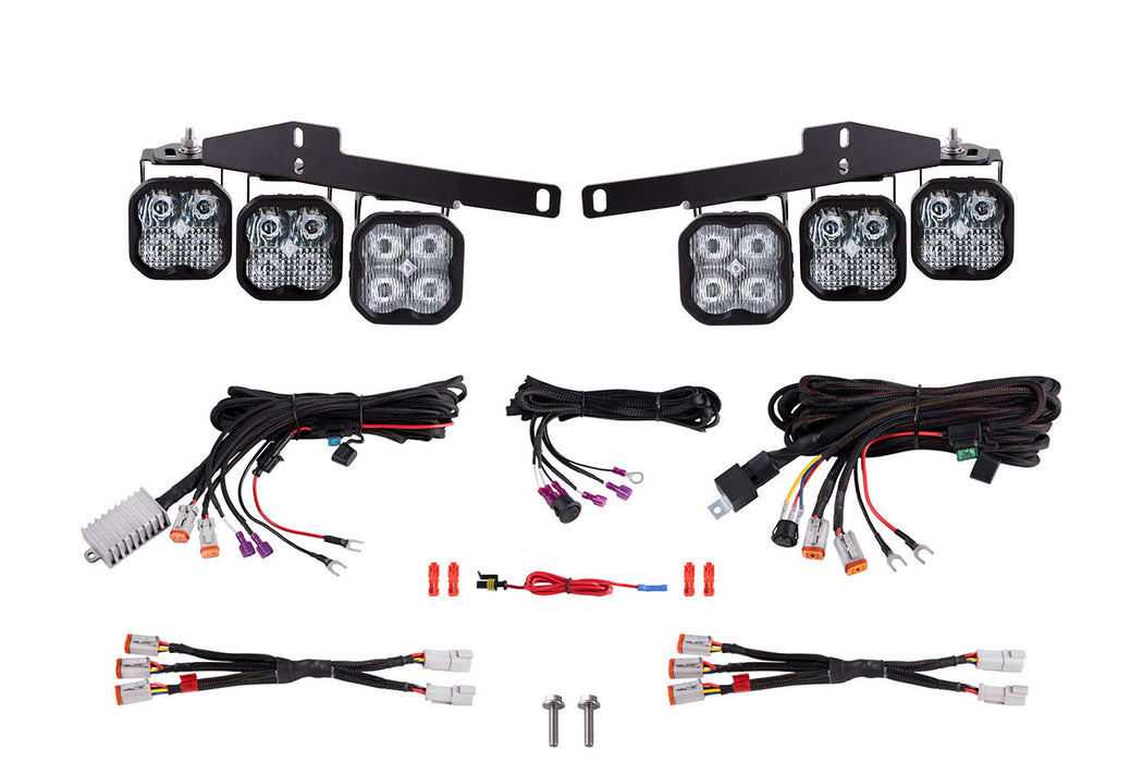 Diode Dynamics - DD6363 - Raptor 2017 SS3 LED Fog Kit White Sport