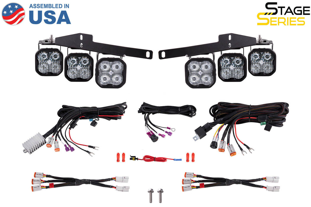 Diode Dynamics - DD6363 - Raptor 2017 SS3 LED Fog Kit White Sport