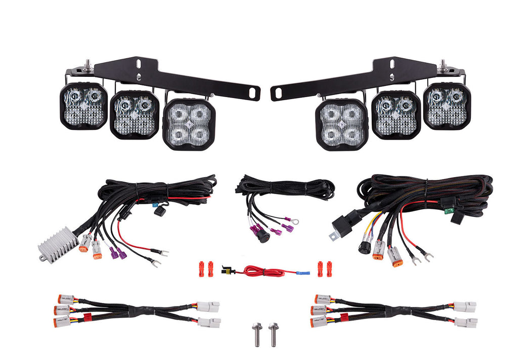 Diode Dynamics - DD6364 - Raptor 2017 SS3 LED Fog Kit White Pro