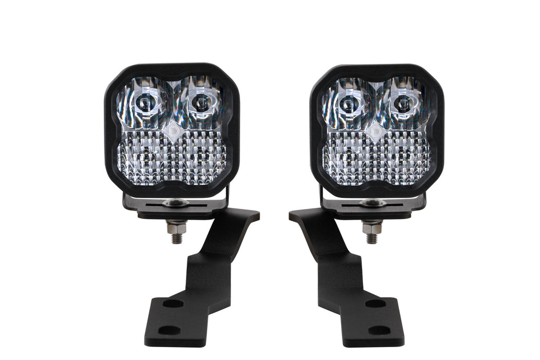 SS3 LED Ditch Light Kit For 2016-2021 Tacoma Pro White Combo