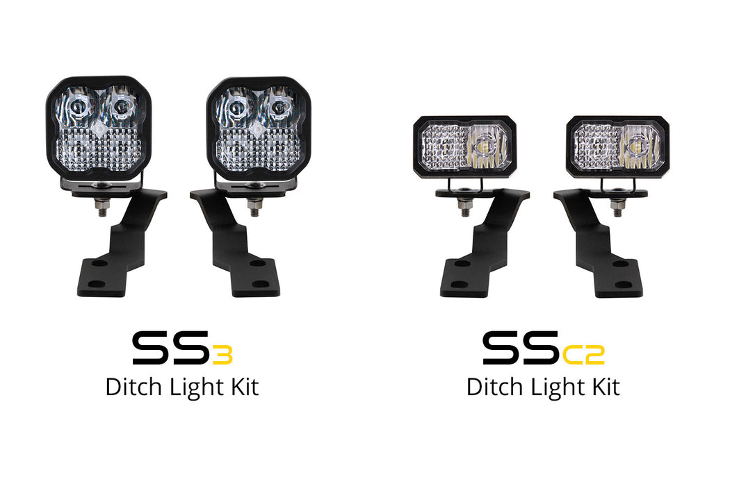 SSC2 LED Ditch Light Kit For 16-21 Toyota Tacoma Pro Yellow Combo