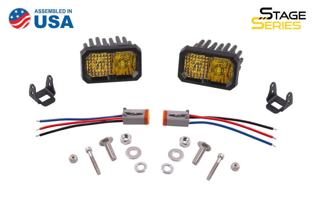Diode Dynamics - Stage Series 2in Sport Yellow Combo Standard ABL (pair)