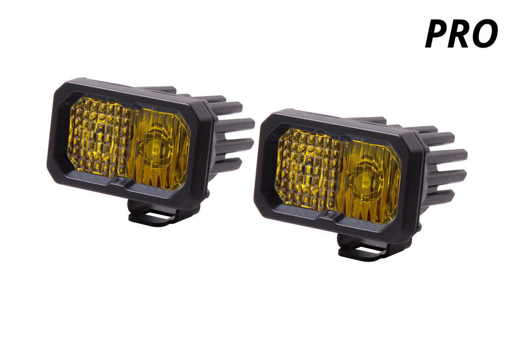 Diode Dynamics - SSC2 Pro Yellow Driving Standard ABL (pair)