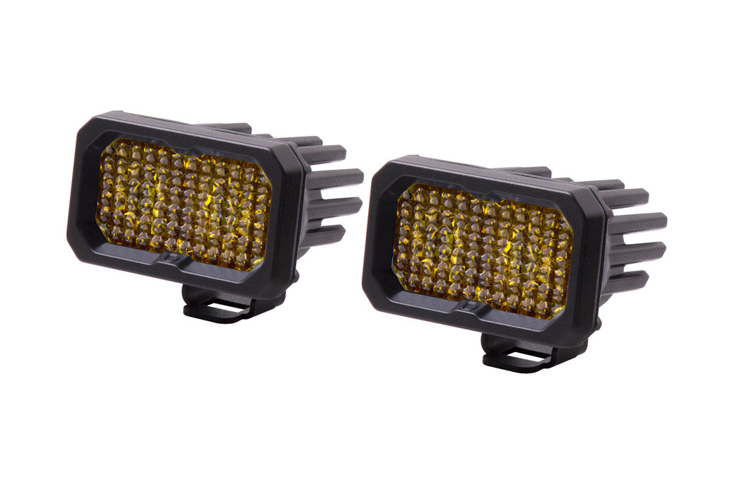 Diode Dynamics - SSC2 Pro Yellow Flood Standard ABL (pair)