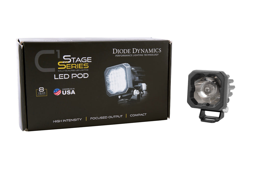 Diode Dynamics - Stage Series C1 LED Pod Pro White Wide Standard WBL (single)