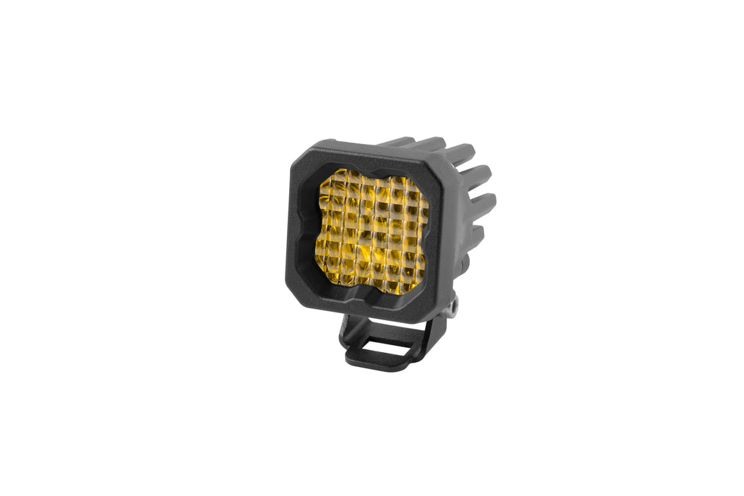 Diode Dynamics - Stage Series C1 LED Pod Pro Yellow Wide Standard ABL (single)