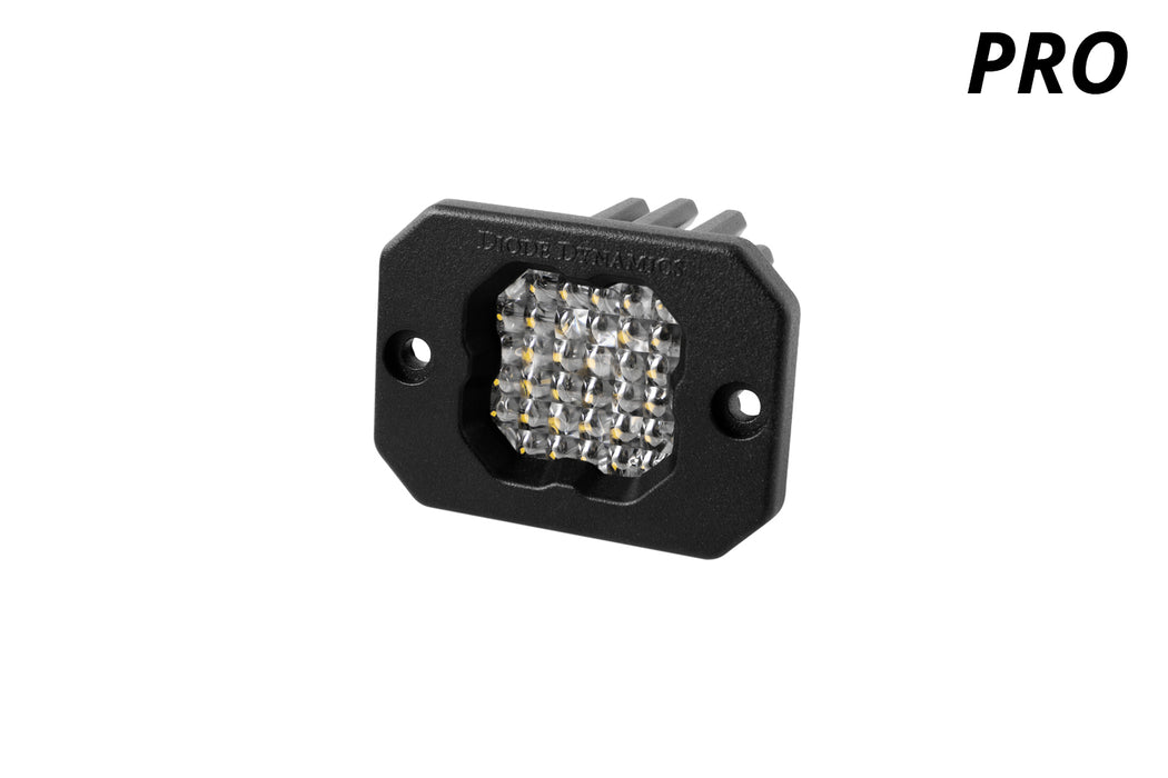 Diode Dynamics - Stage Series C1 LED Pod Pro White Flood Flush RBL (single)