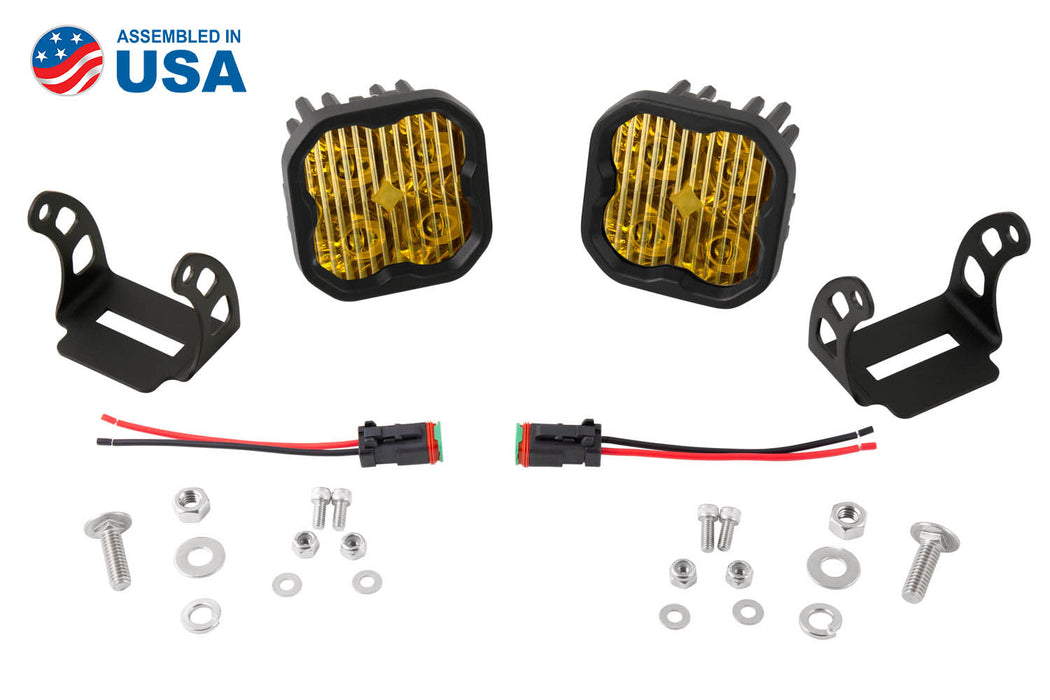 Diode Dynamics - DD6492P - SS3 LED Pod Max Yellow SAE Fog Standard (pair)