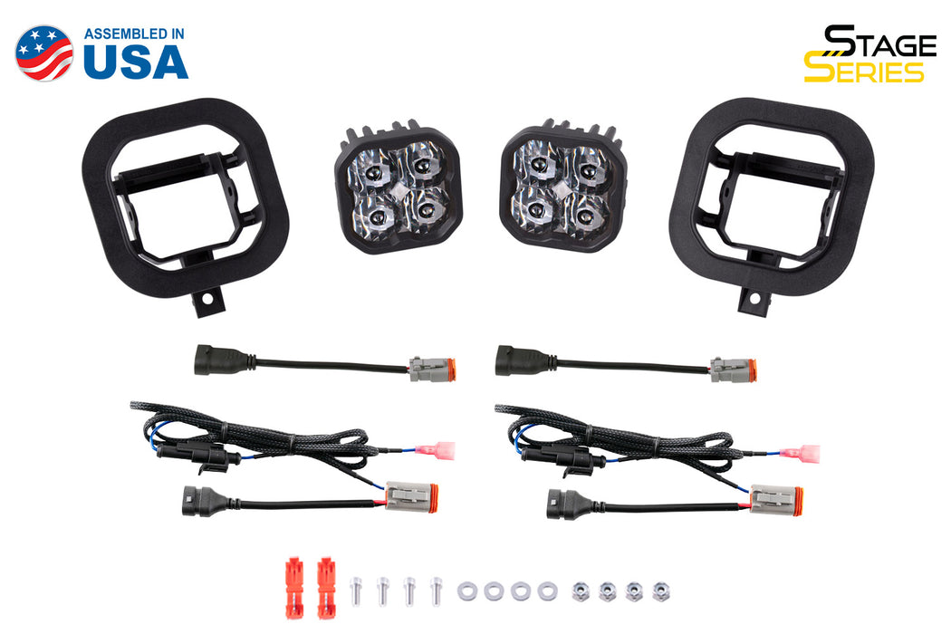 Diode Dynamics - SS3 Type SD LED Fog Light Kit Pro Yellow SAE Fog