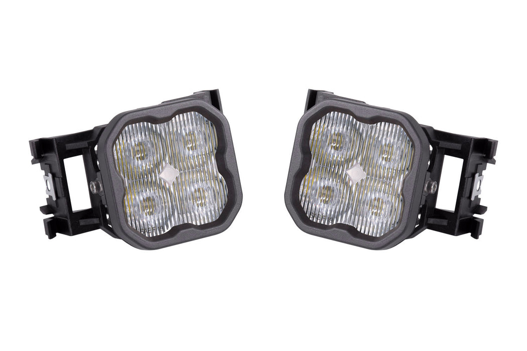 Diode Dynamics - SS3 Type X LED Fog Light Kit Pro White SAE Fog