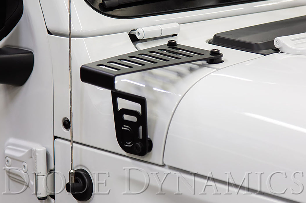 Diode Dynamics - SS3 Cowl Kit For 2018+ Jeep Wrangler/Gladiator White Pro